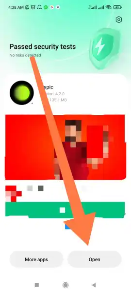 Open Hypic Photo Editor after Android installation